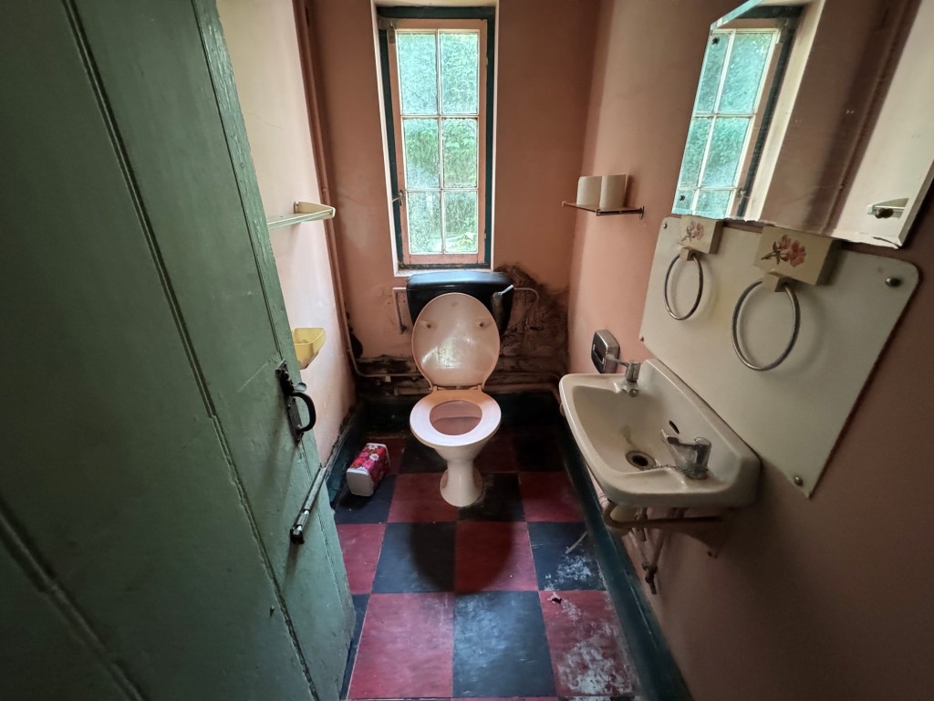 Lot: 128 - DETACHED COTTAGE FOR TOTAL REFURBISHMENT IN POPULAR VILLAGE - Cloakroom/W.C.